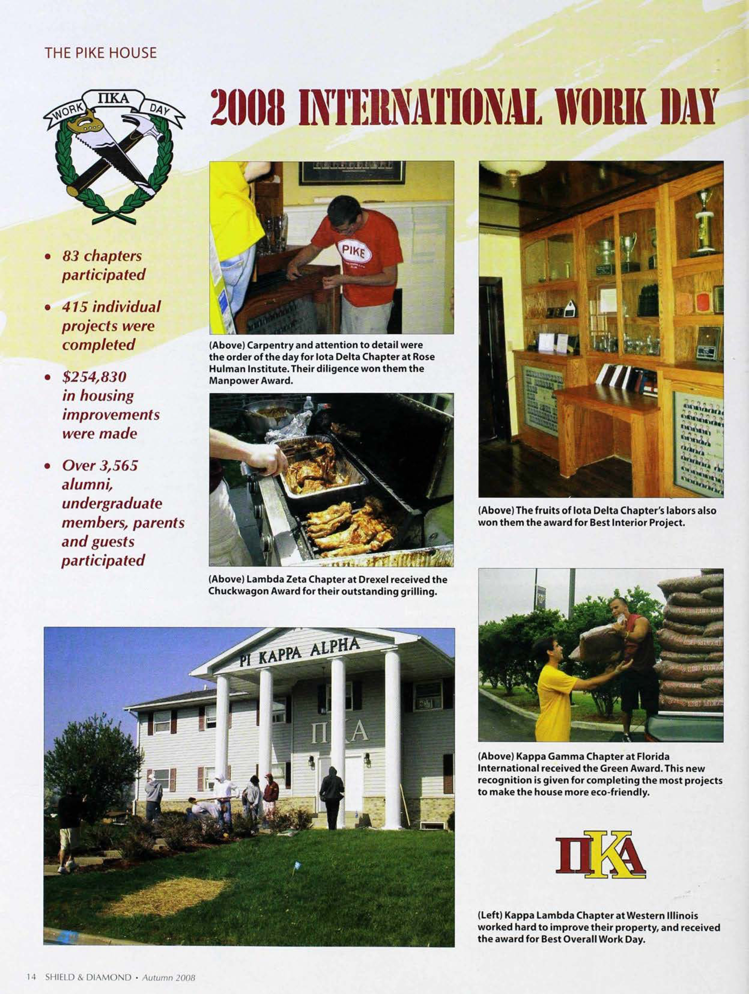 2008 International Work Day, Autumn 2008